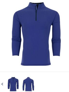 Greyson Tate quarter-zip pullover mid layer Size Medium Nightfall purple color